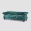 Bowie Modern Glam Velvet Sofa Christopher Knight Home8