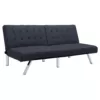 Eve Velvet Upholstered Convertible Futon Room & Joy2