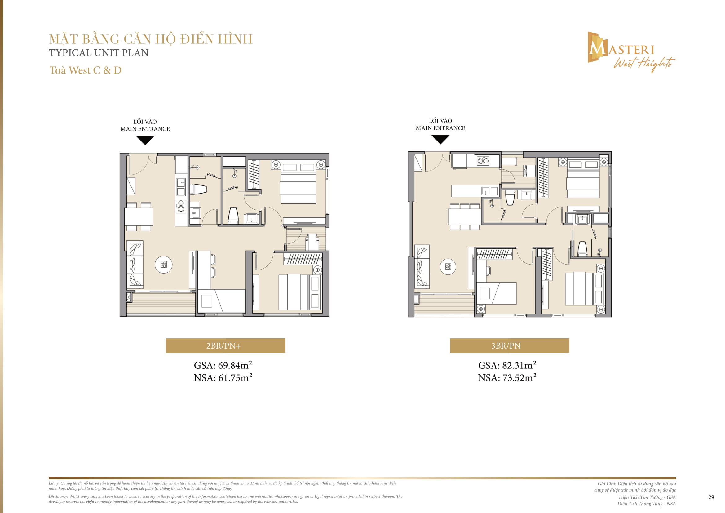 Masteri West Heights - Mặt bằng, thiết kế, thông tin dự án
