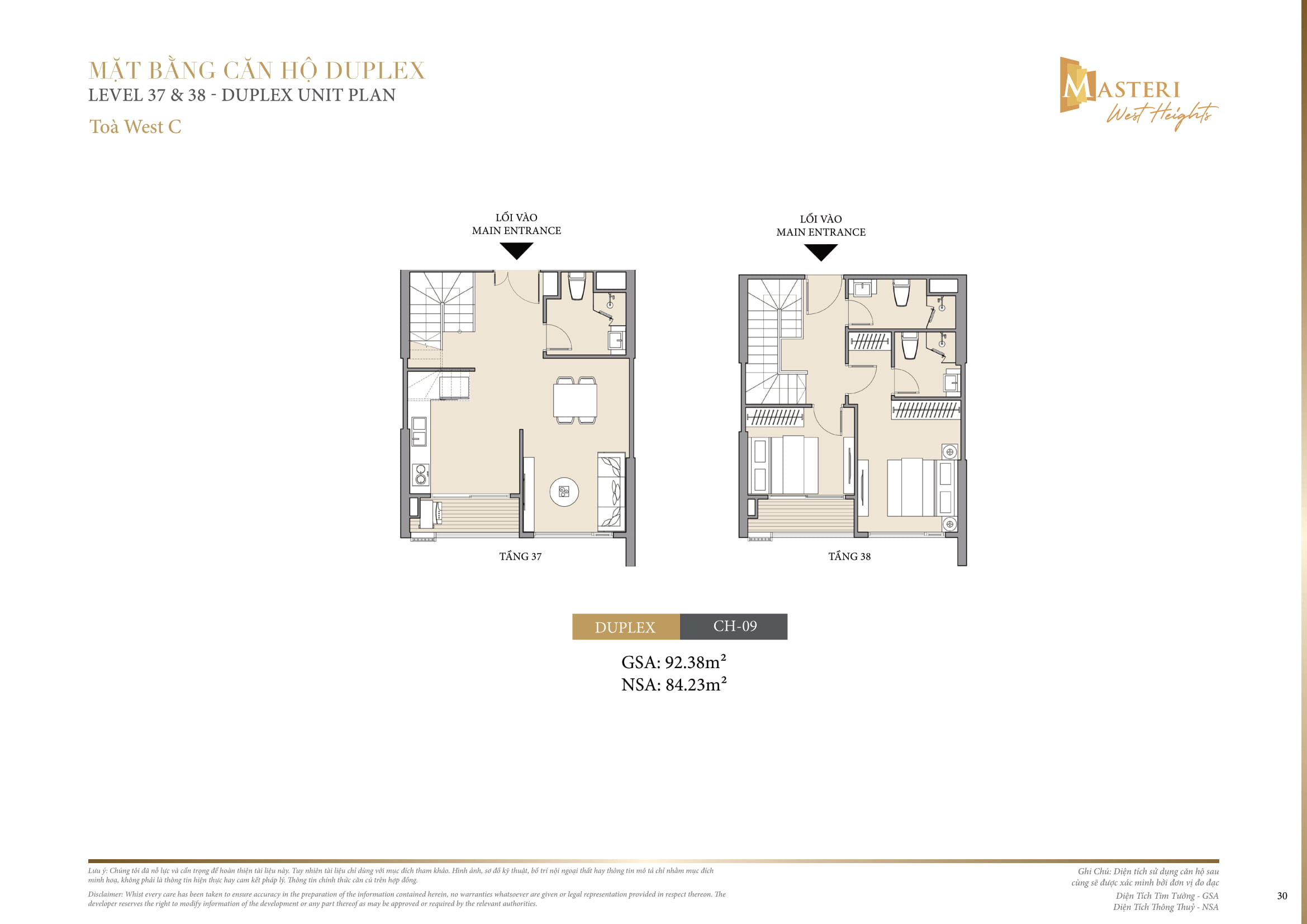 Masteri West Heights - Mặt bằng, thiết kế, thông tin dự án